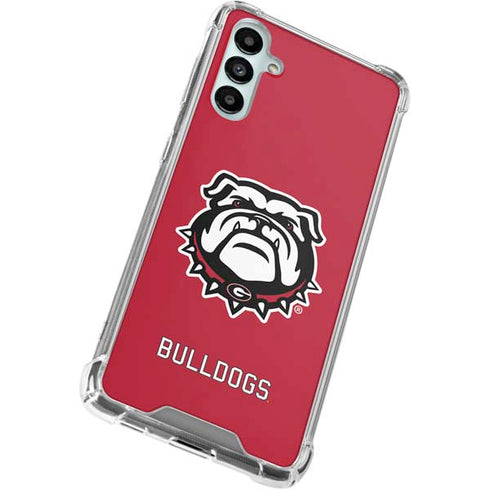 University of Georgia Bulldogs Logo Galaxy A15 5G Clear Case